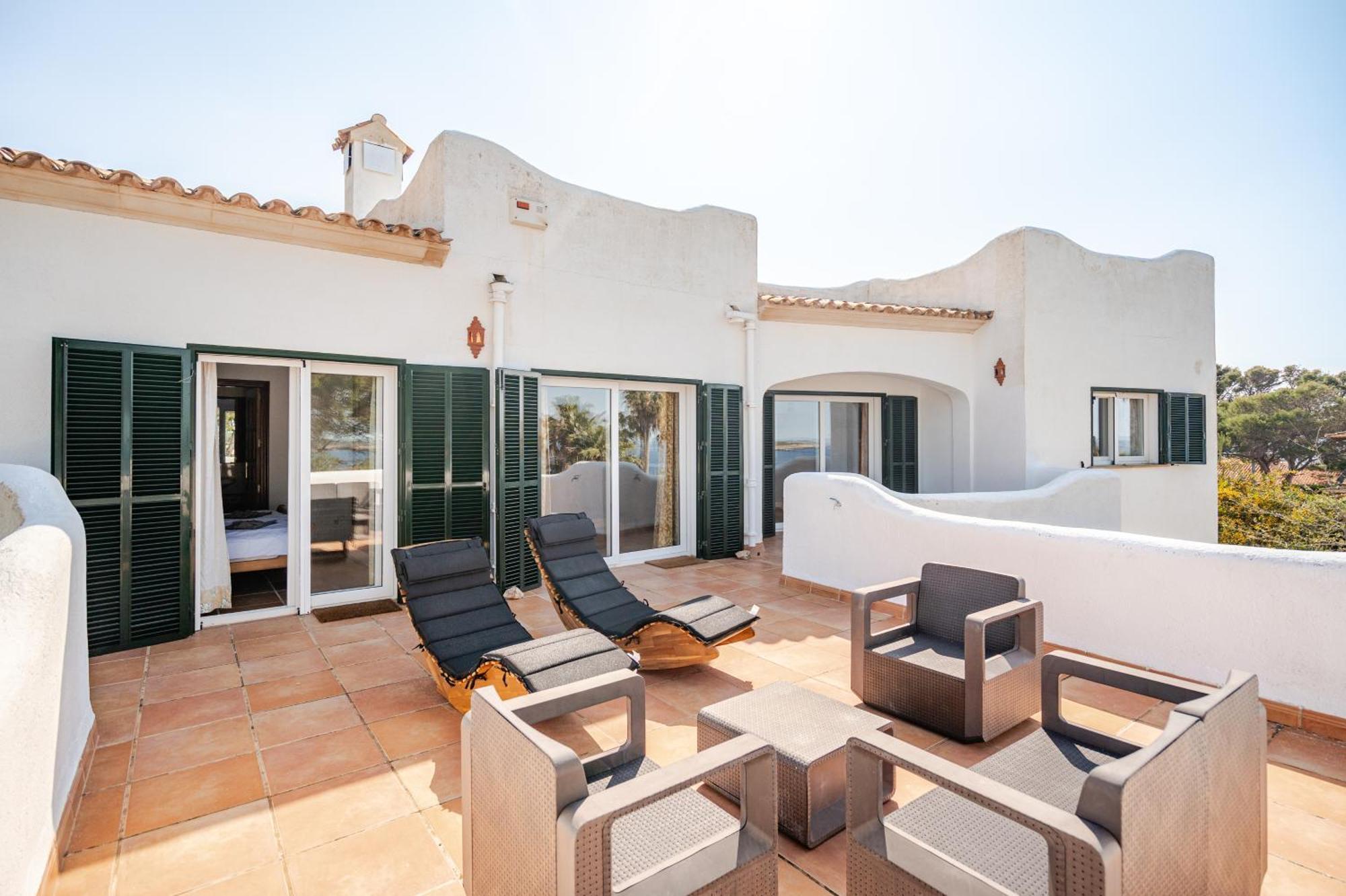 Gigantische Villa Mit Meerblick, Panoramablick & Pool-Oase Cala Pi  Exterior photo