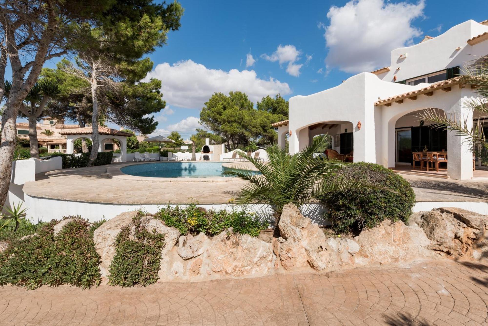 Gigantische Villa Mit Meerblick, Panoramablick & Pool-Oase Cala Pi  Exterior photo